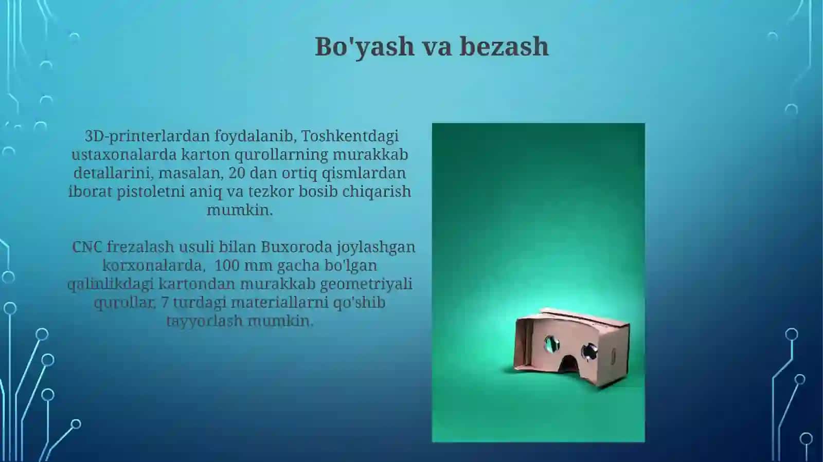 Kartondan koʻrgazmali qurollar tayyorlash texnalogiyasi 3