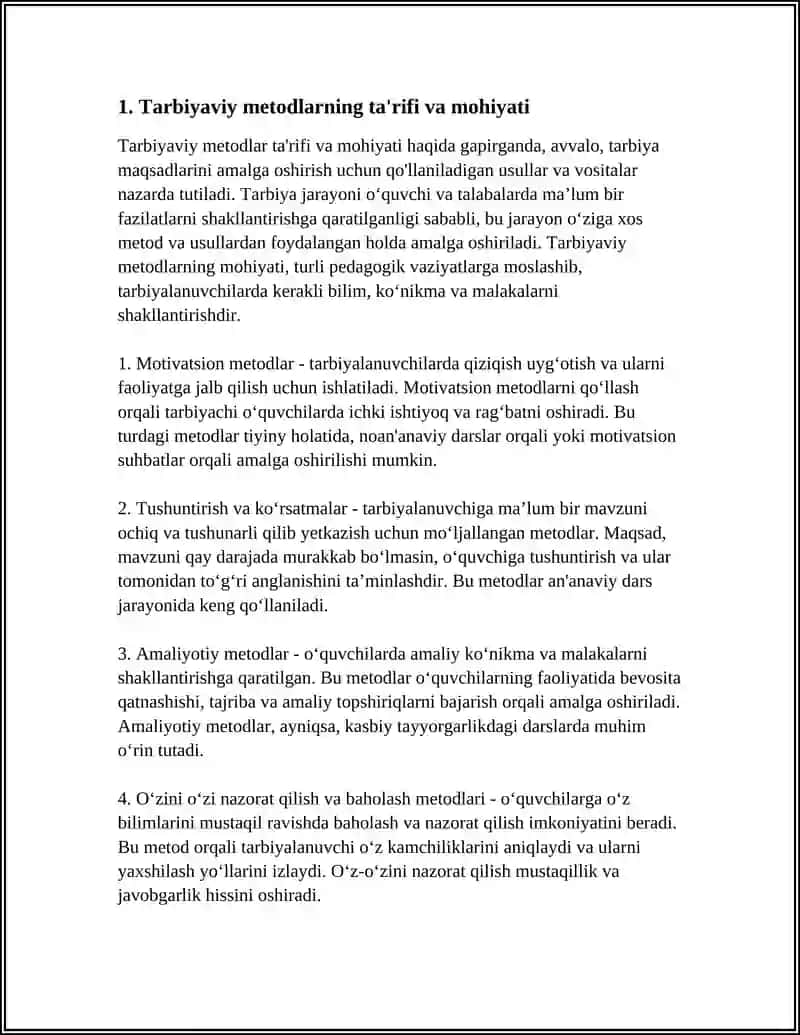 TARBIYANING UMUMIY METODLARI 3
