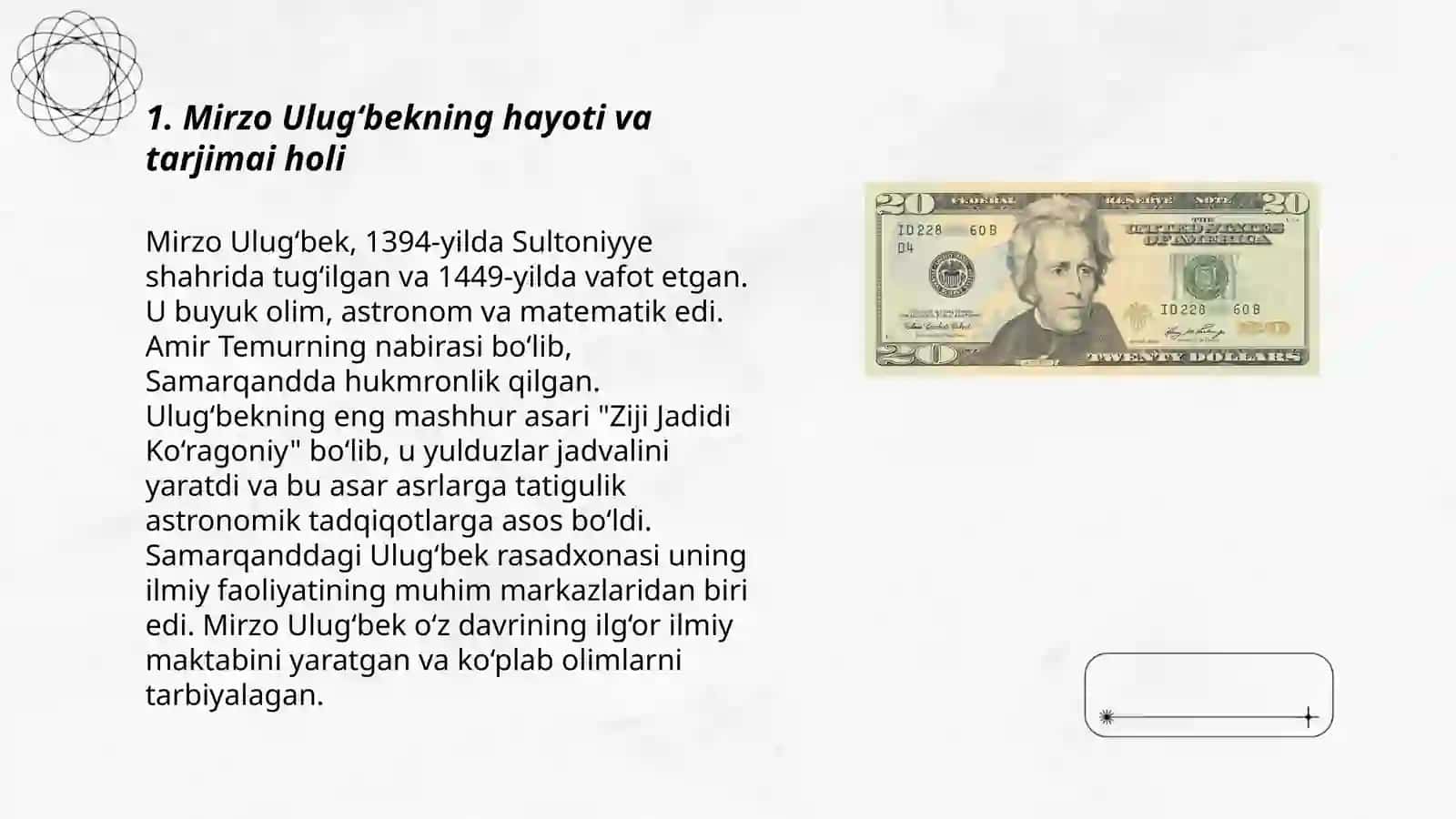 Mirzo Ulug‘bek - davlat arbobi va buyuk olim 3