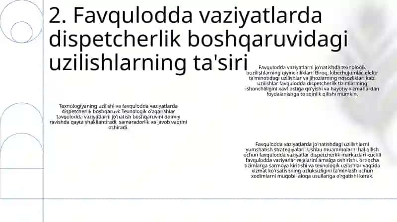 Energo Sistemadagi Tezkor Dispecherlik Boshqaruvida Texnolagik Buzilishlar 3