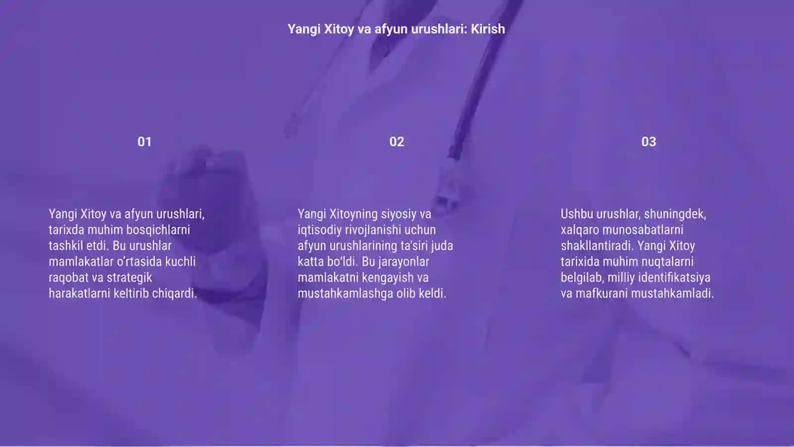 Yangi Xitoy va afyun urushlari 3