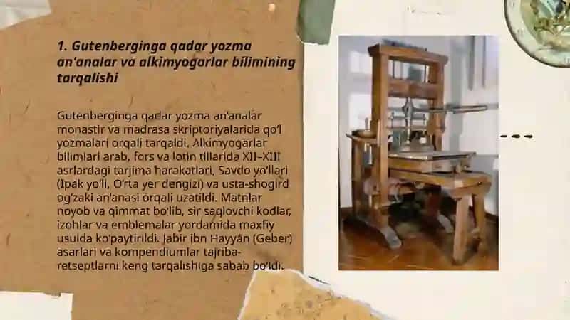 Kimyo tarixi predmeti 3