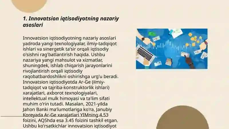 Innovatsion iqtisodiyotning nazariy asoslari 3