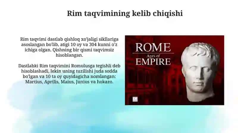 Rimkalendarining kelib chiqishtarixi 3