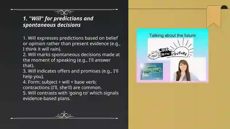 Ways of talking about future 3