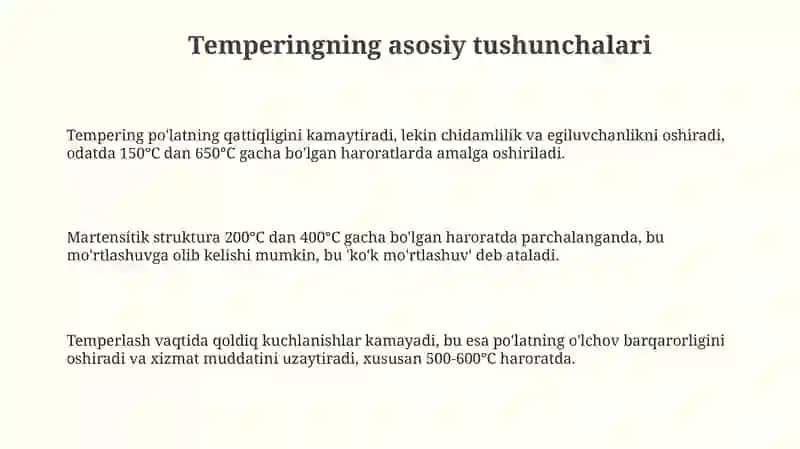 Tamirlash asoslari 3
