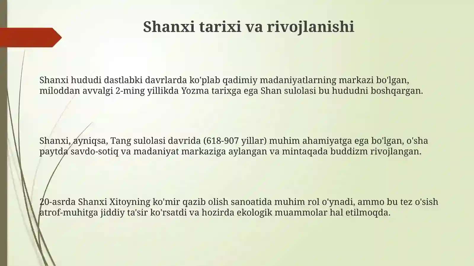 Shanxi: Tarix va Geografiya 3