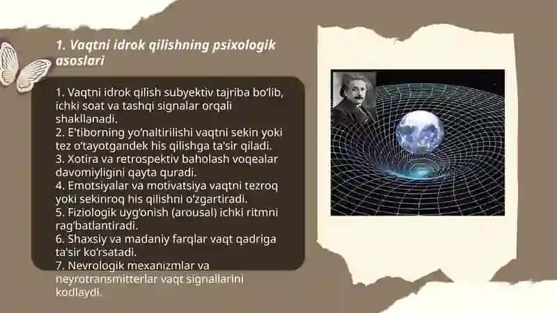 Vaqtni idrok qilishning psixologik asoslari 3