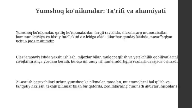 Komunikativlik va Samarali Taqdimot Sanati 3