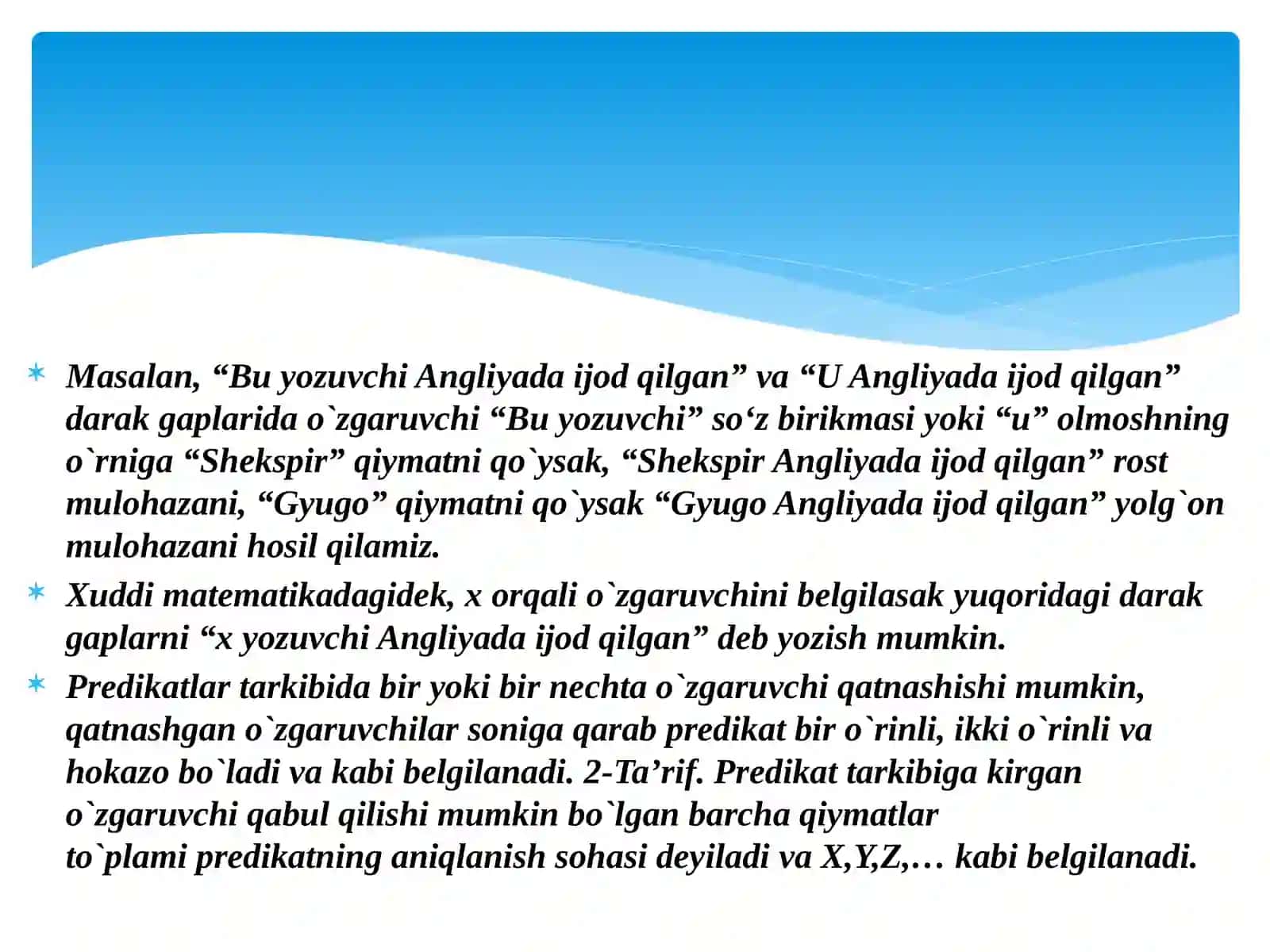 Boshlang`ish matematika kursi nazariyasi 3