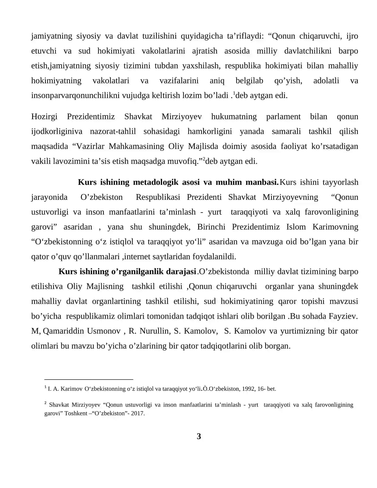 Milliy davlat tizimining barpo qilinishi va boshqaruvda yangi, samarali usullarning qaror topishi 3