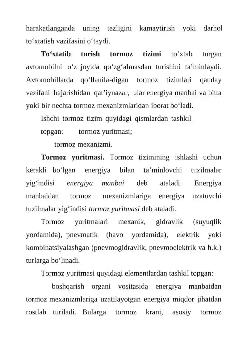 ZAMONAVIY AVTOMOBILLARNING TORMOZ BOSHQARMASI 3