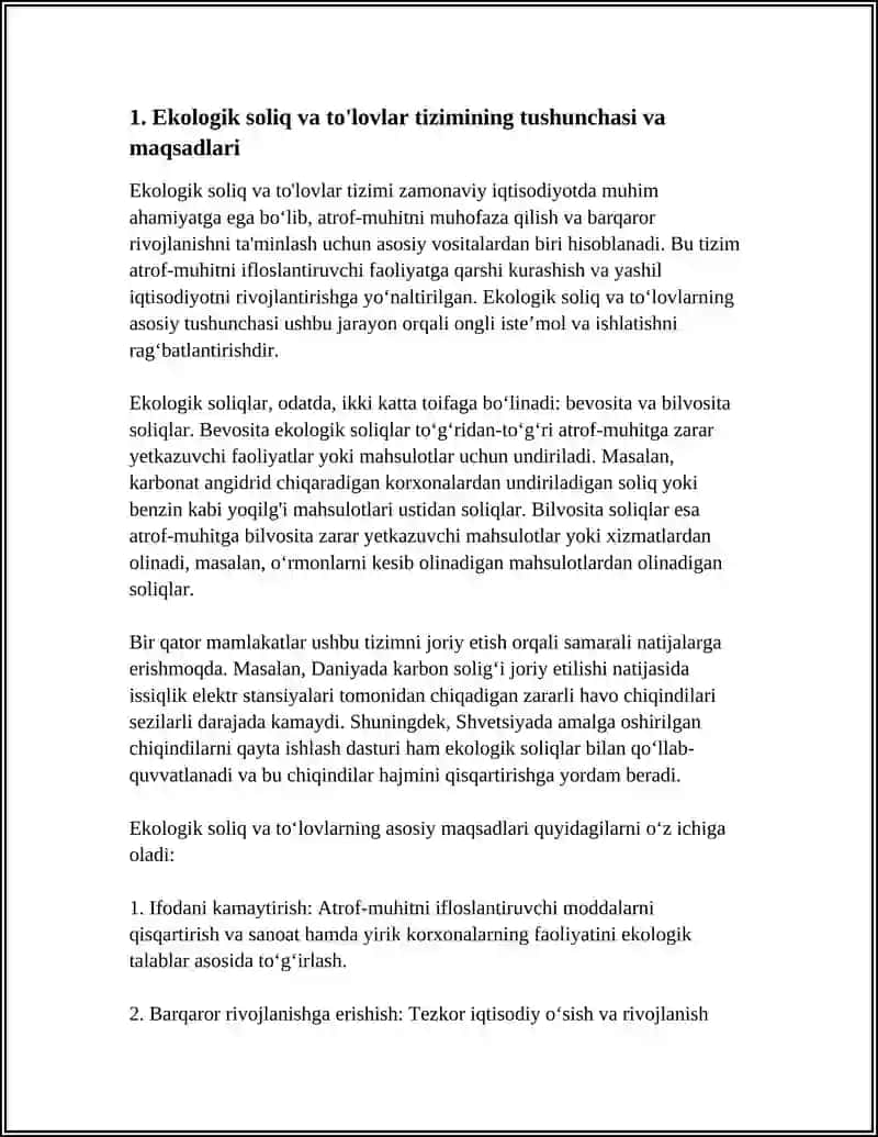EKOLOGIK SOLIQ VA TO'LOVLAR TIZIMI 3