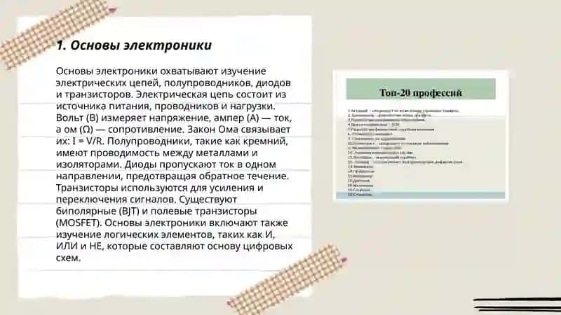 Электроника: Моя Профессия 3