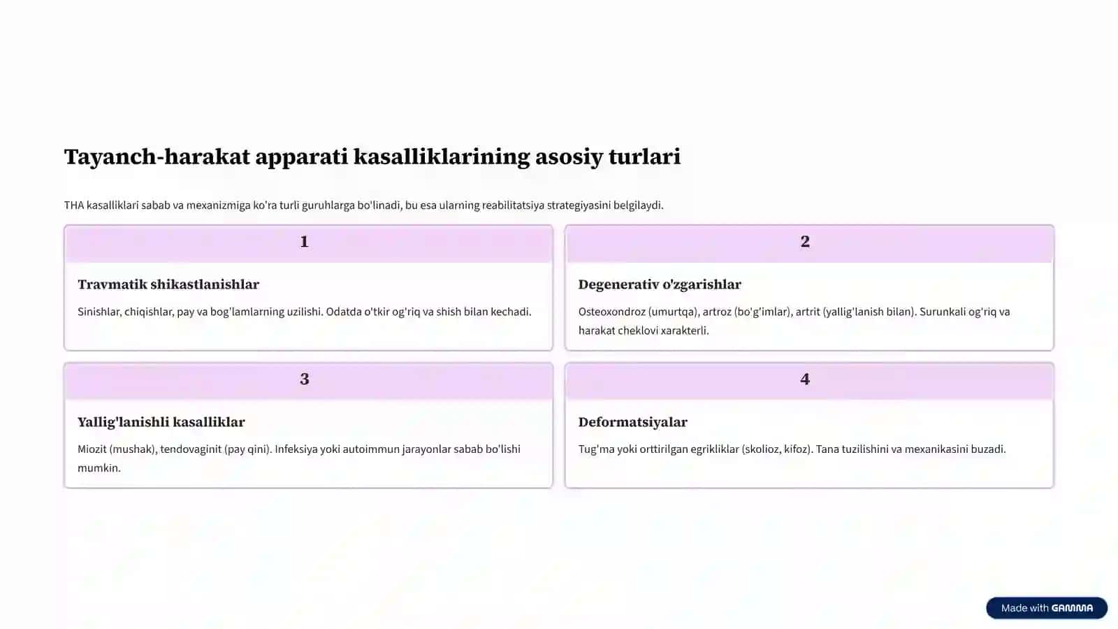 Tayanch-harakat apparati kasalliklarida massaj va reabilitatsiya 3