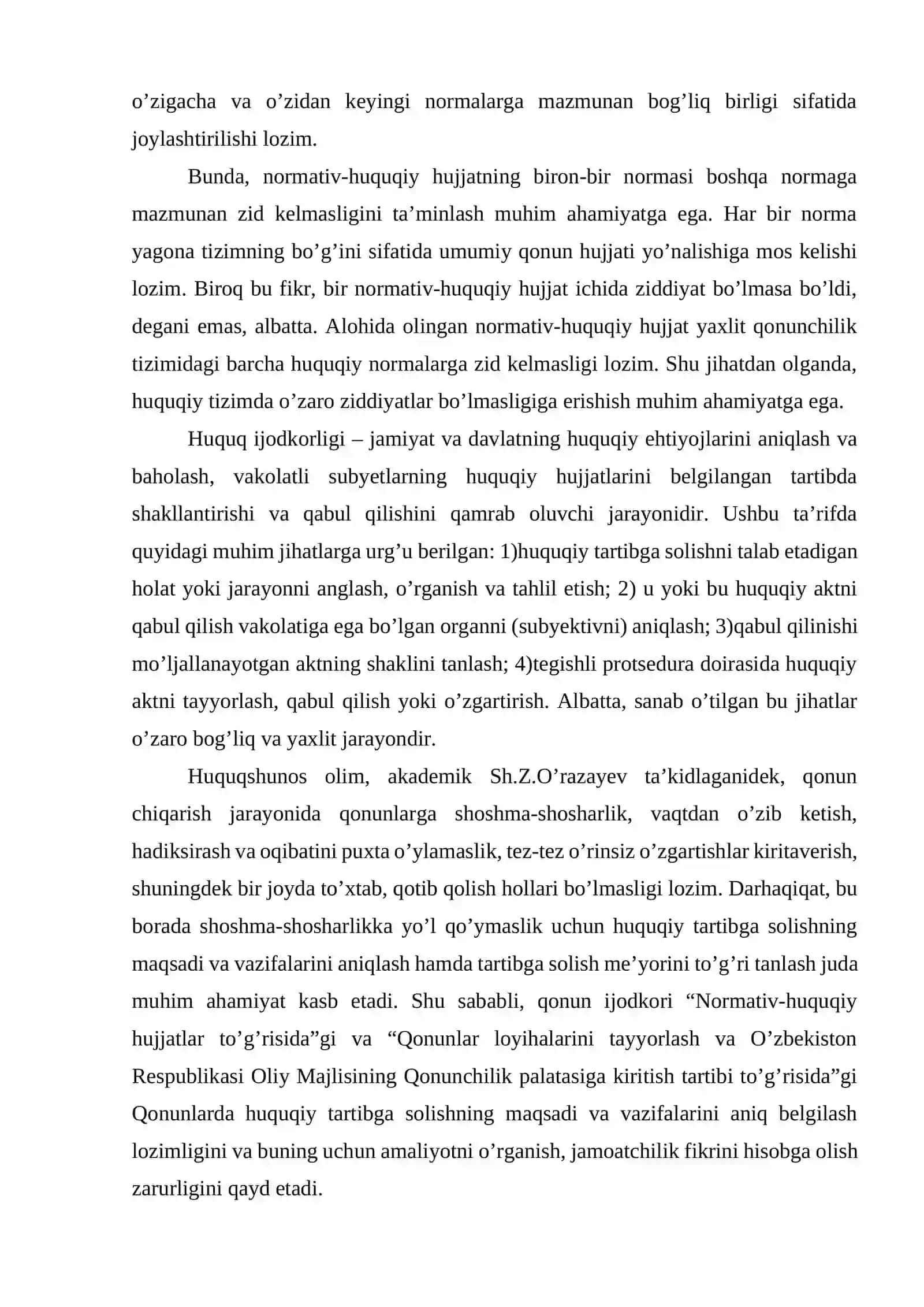 Yuridik texnikaning umumiy qoidalari 3
