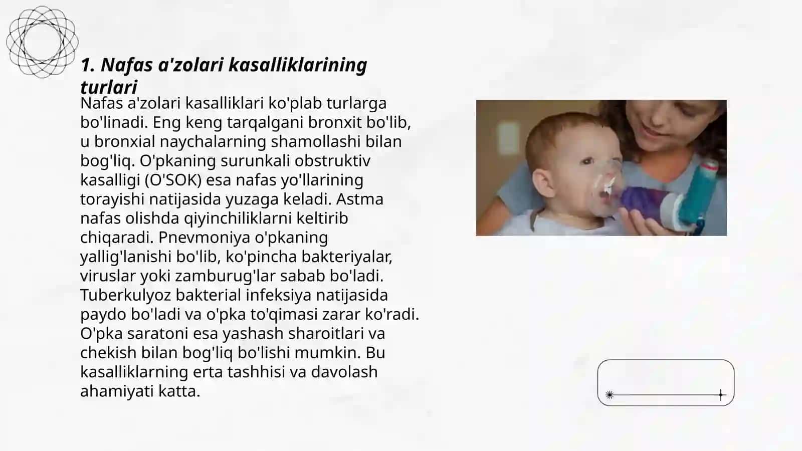Nafas a'zolari kasalliklari 3