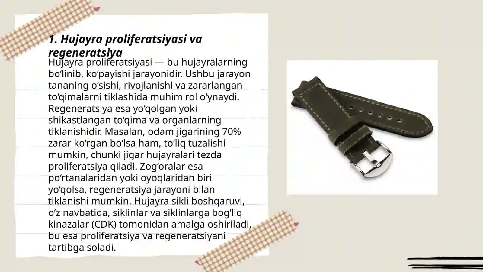 Hujayradanfoddalar, energiya va ma'lumotlar 3