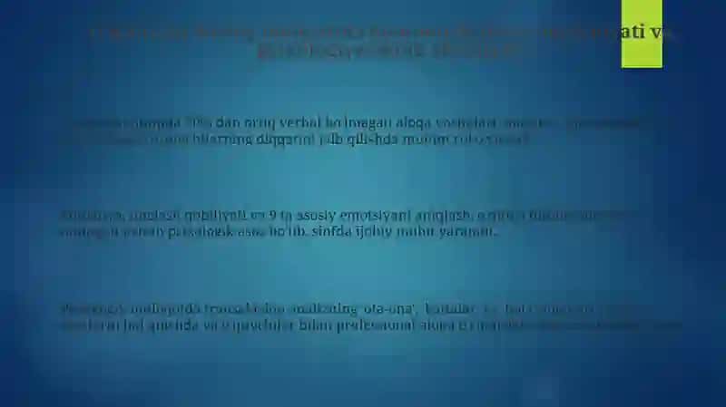 O'qituvchining kasbiy faoliyatida muloqot madaniyati va psixologiyasi 3