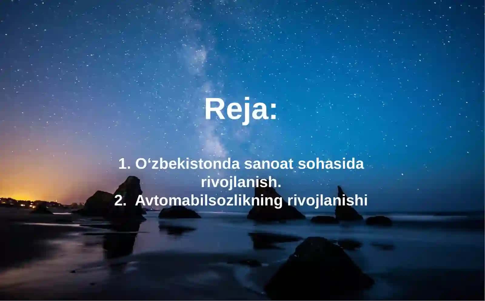 O‘zbekistonda sanoat va avtomobil sozlik sohasining rivojlanishi 3