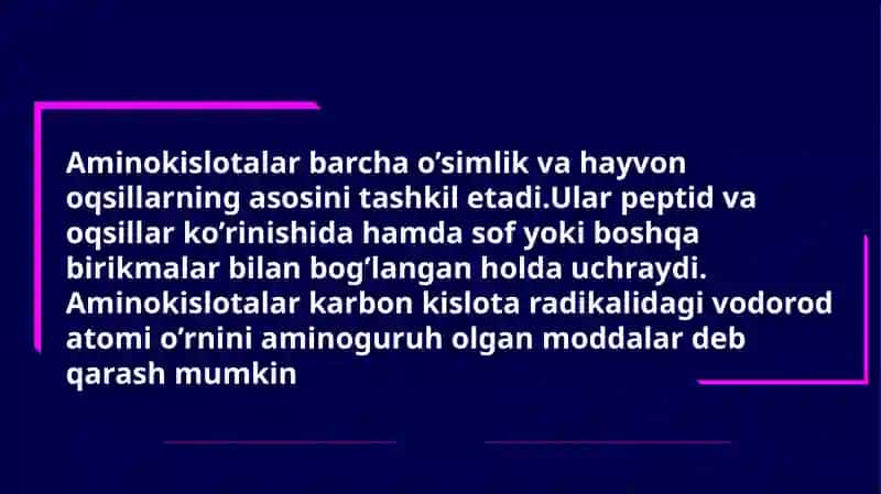 Aminokislotalar 3