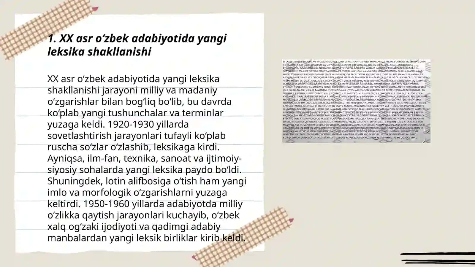 XX asr o‘zbek adabiyotida yangi leksika shakllanishi 3