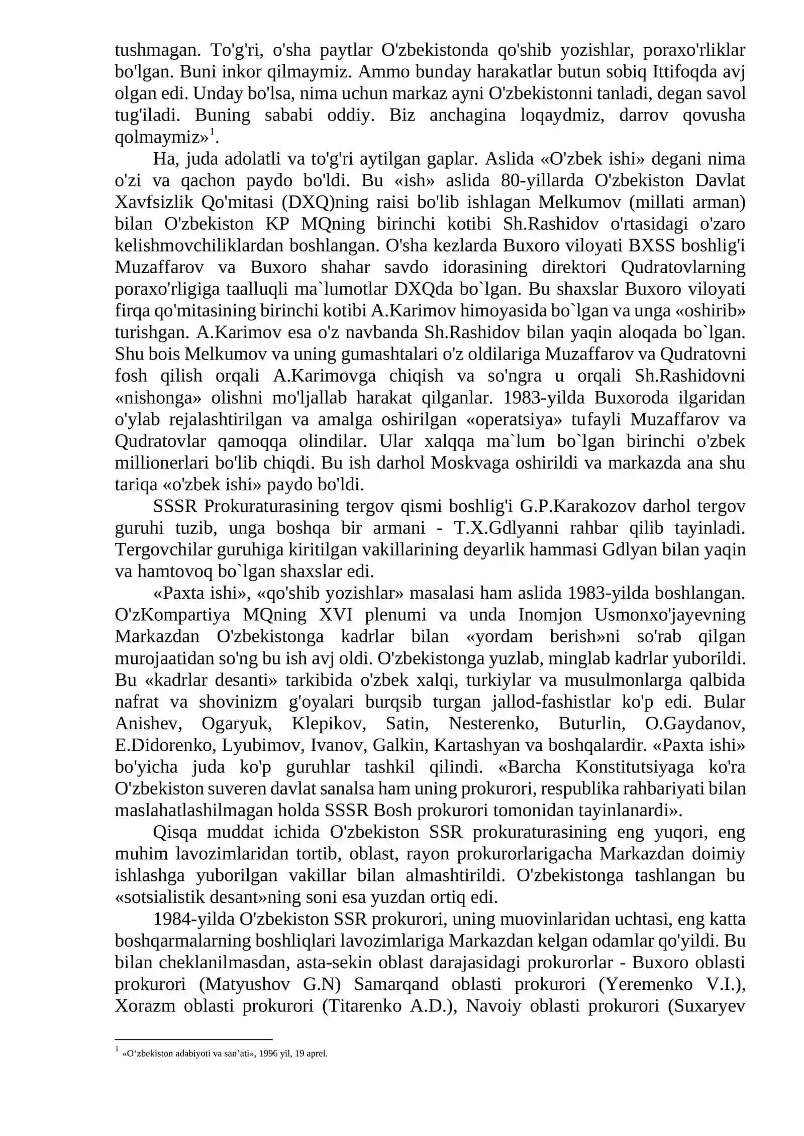2-mavzu. O’zbekistonning mustaqillikka erishishi arafasidagi ijtimoiy-siyosiy, iqtisodiy ahvoli 3