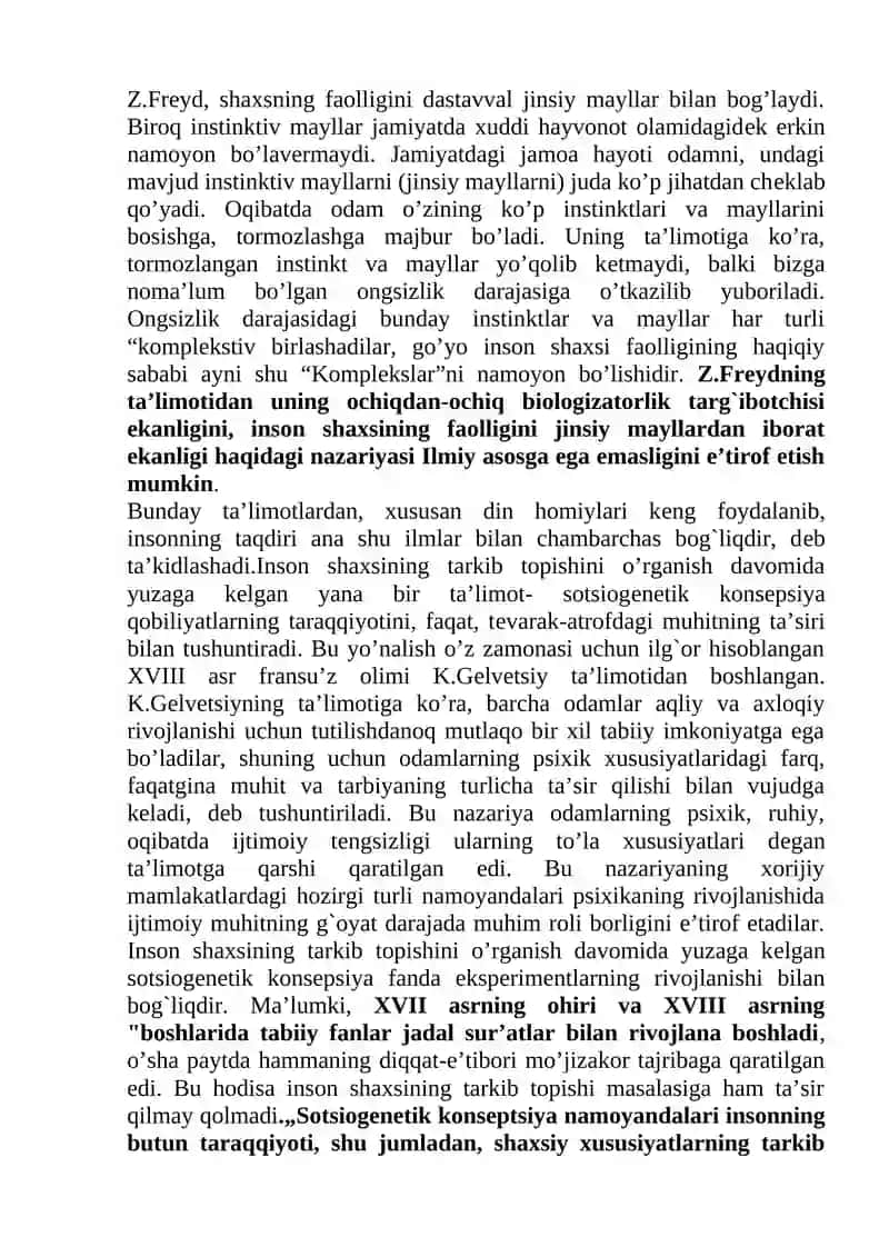 Yosh davrlari psixologiyasining rivojlanish bosqichlari 3