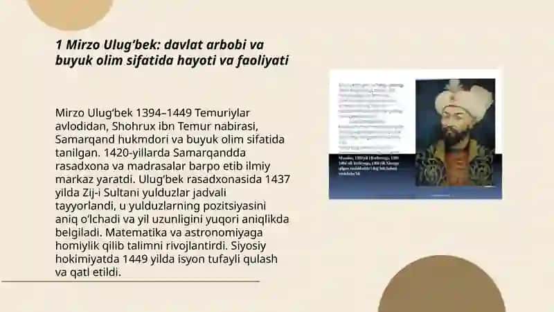 Oʻzbekistonning eng yangi tarixi fanidan tayyorlagan taqdimoti 3