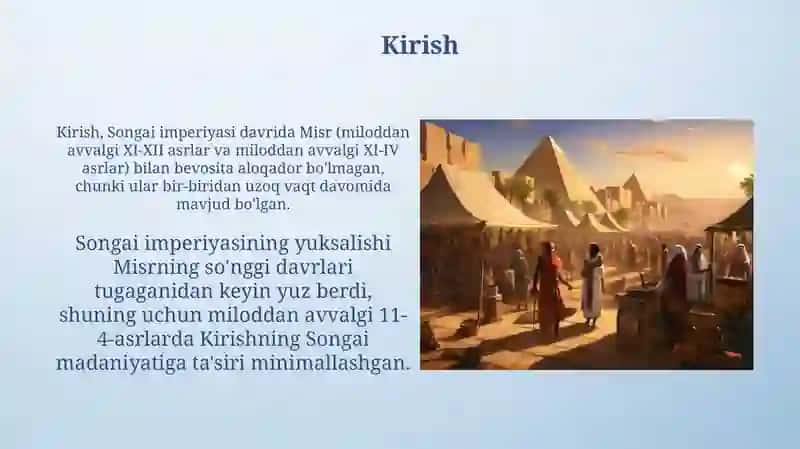 Misr (Miloddan avvalgi XI-XII va XI-IV asrlar) 3