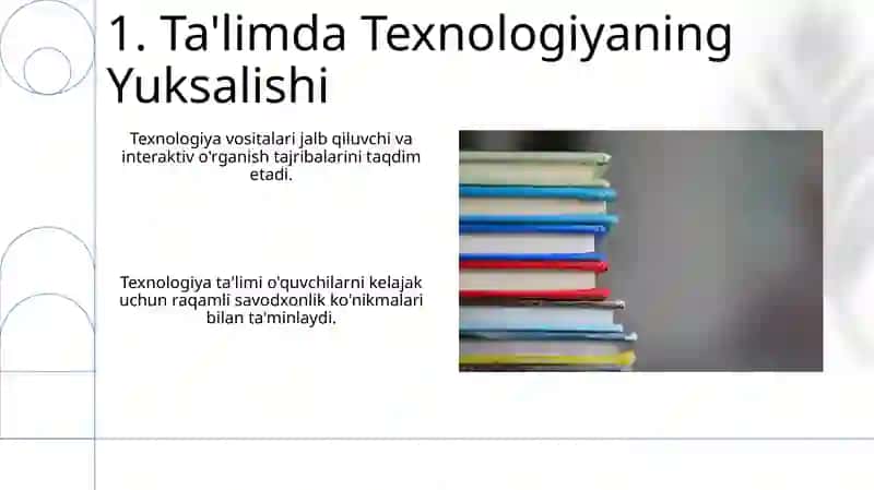 Texnologiya ta'limi va texnologik vositalar 3