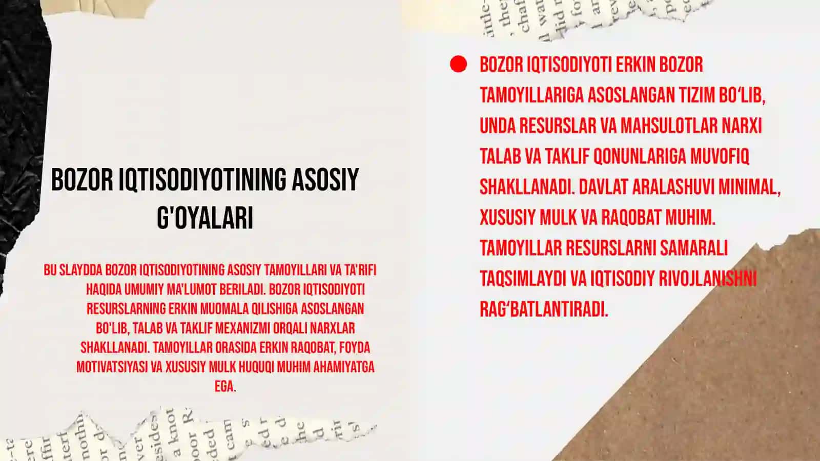 Bozor iqtisodiyotiga muxolif g'oyalar 3
