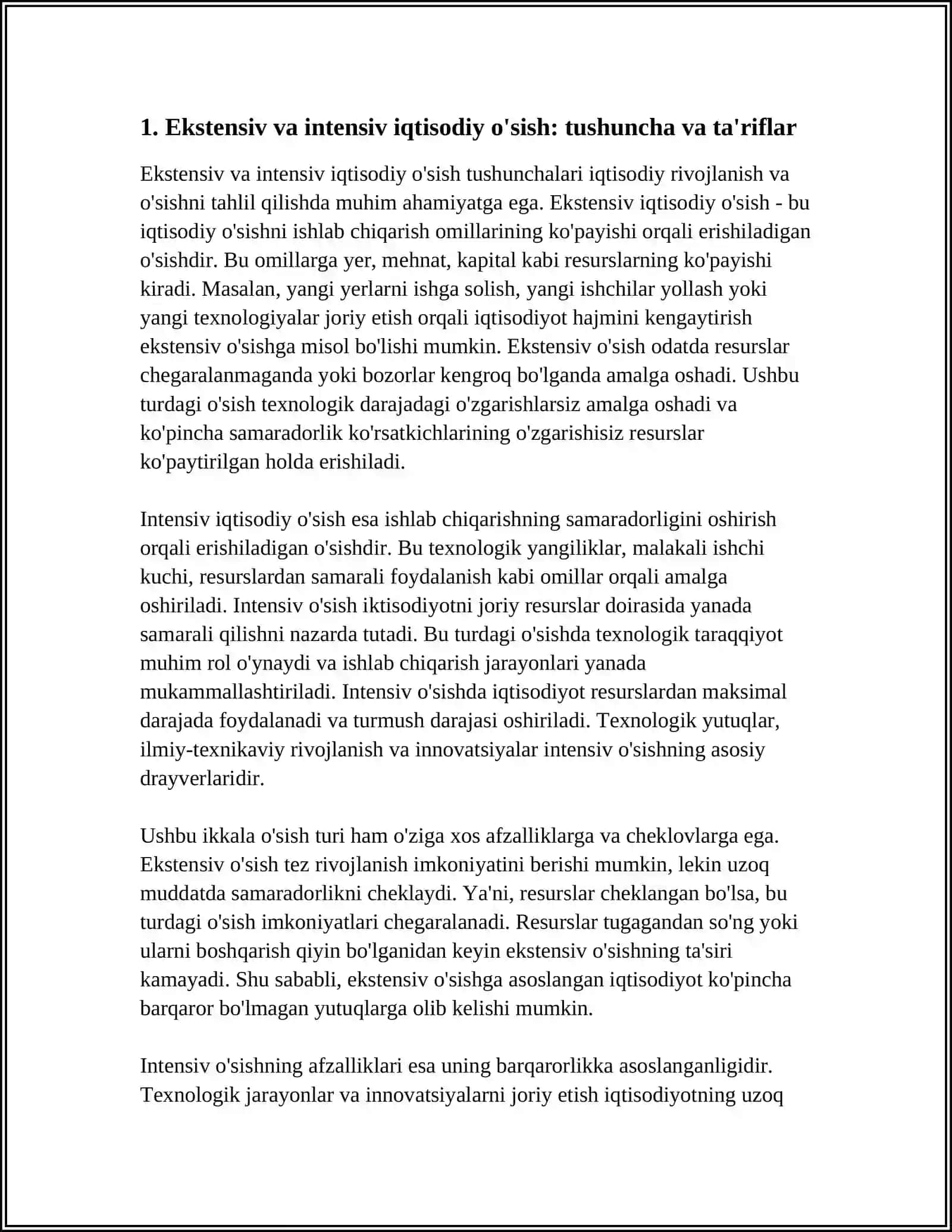 IQTISODIY OʻSISHNING EKSTENSIV VA INSTENSIV TURLARI 3