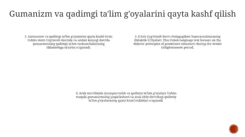 G'Arb Uyg'Onish Davri Pedagogikasi Namoyondalarining Didaktik G'Oyalari 3