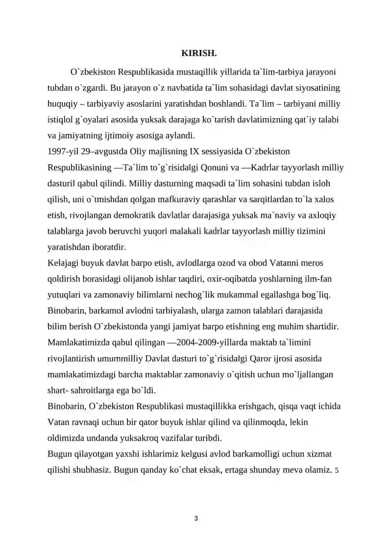 3-sinfda “sifat” mavzusini o’rgatishda interfaol metodlarni qollash 3