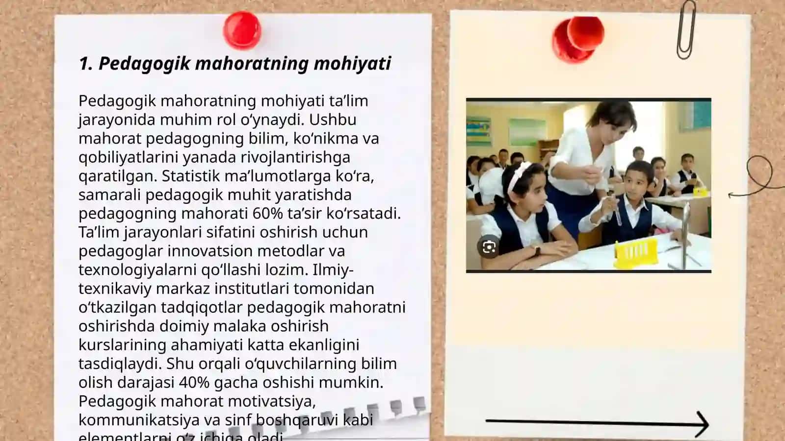 Pedagogning kasbiy mahorati, pedagogik imkoniyatlari va ularning tarkibiy asoslari 3