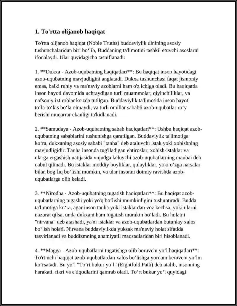 BUDDAVIYLIK TA'LIMOTI 3