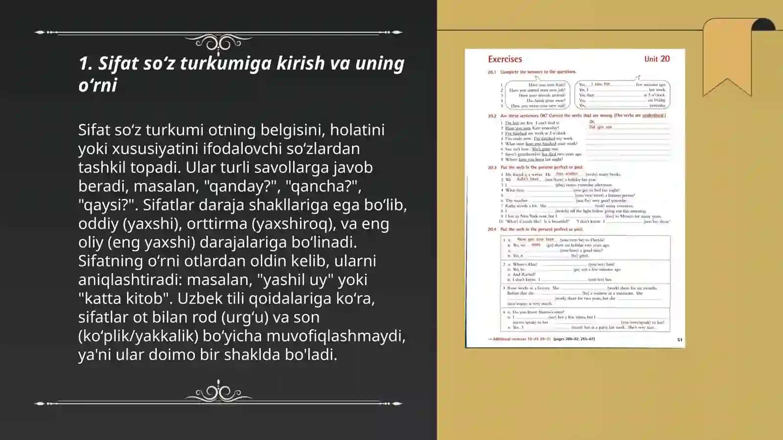 Sifat soʻz turkumini oʻrganishda interfaol usullarini qoʻllash 3
