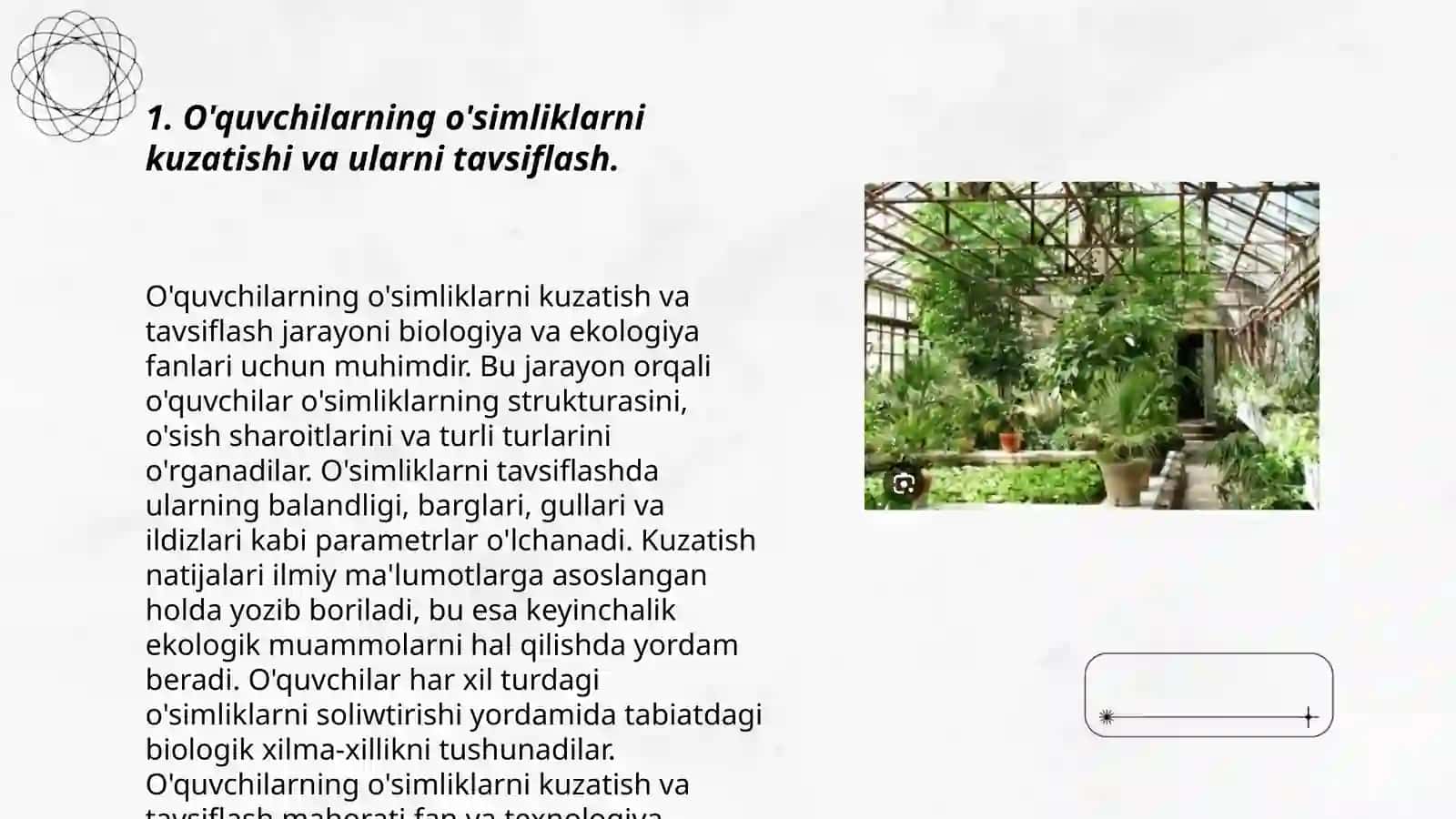 Botanikadan bajaradigan yozgi topshiriqlar 3