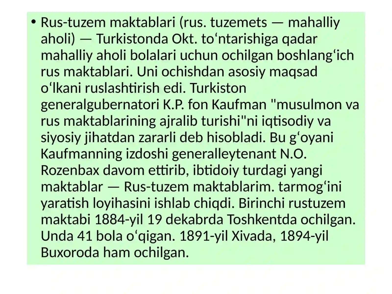 Oʻzbekiston tarixi fani darsi 3