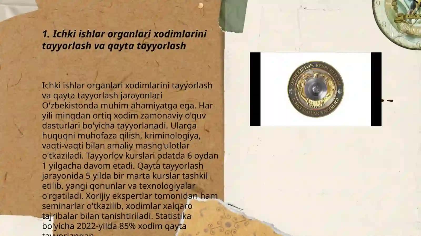 Oʻzbekiston respublikasi ichki ishlar organlari xodimlari 3