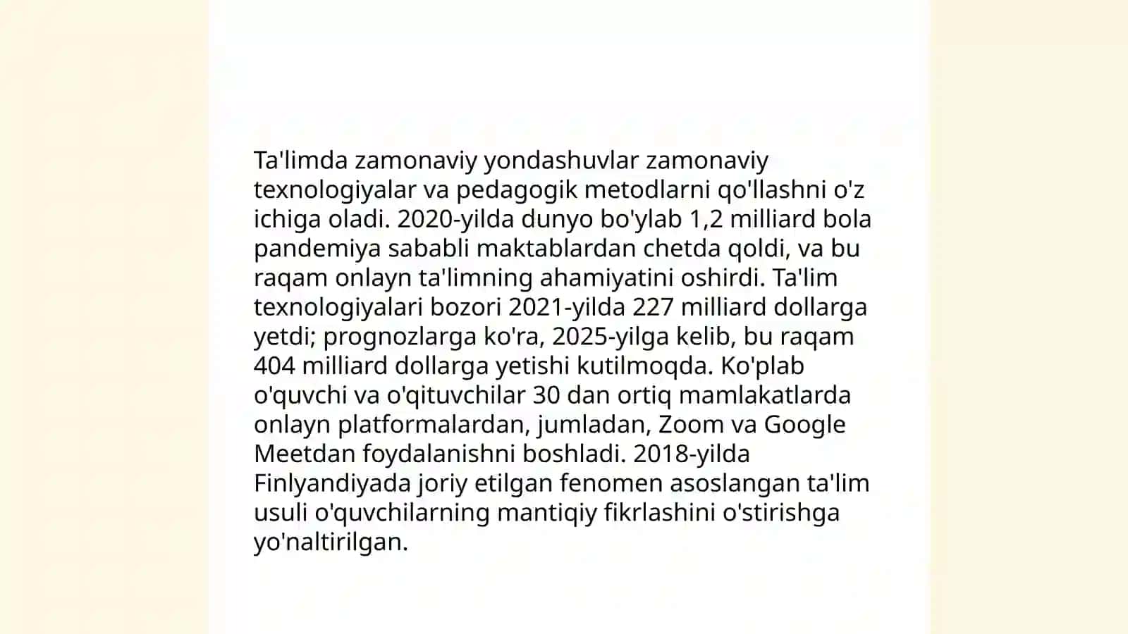 Yordamchi ta'lim shakllari 3