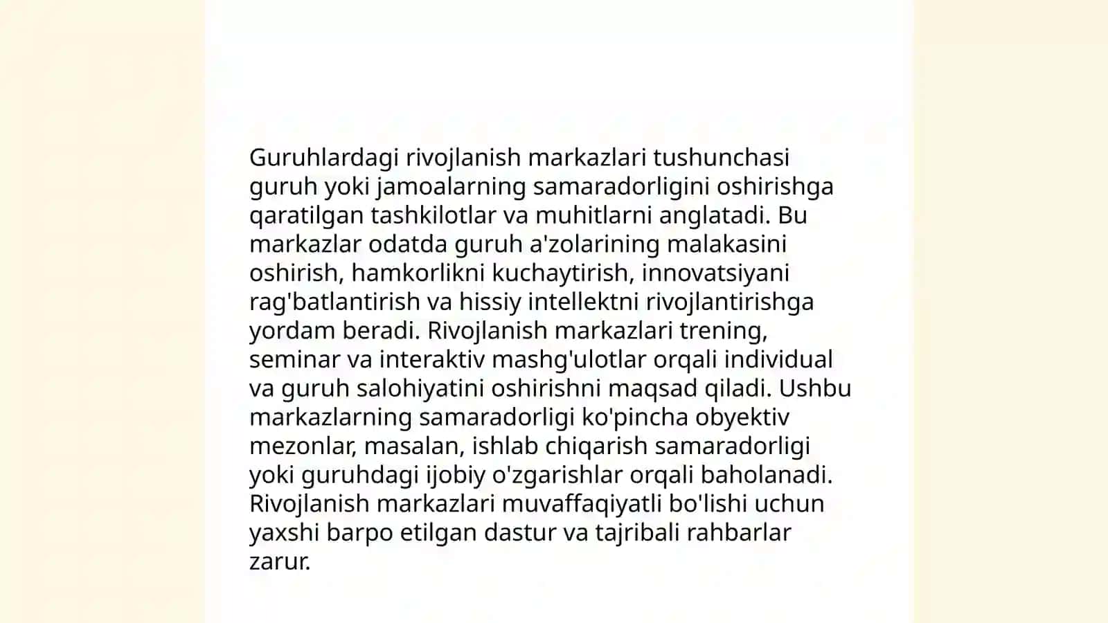 Guruhlardagi rivojlanish markazlari va rivojlantruvchi muhitni tashkil etishda bolalarning komunikativ faoliyatini tashkil etish 3