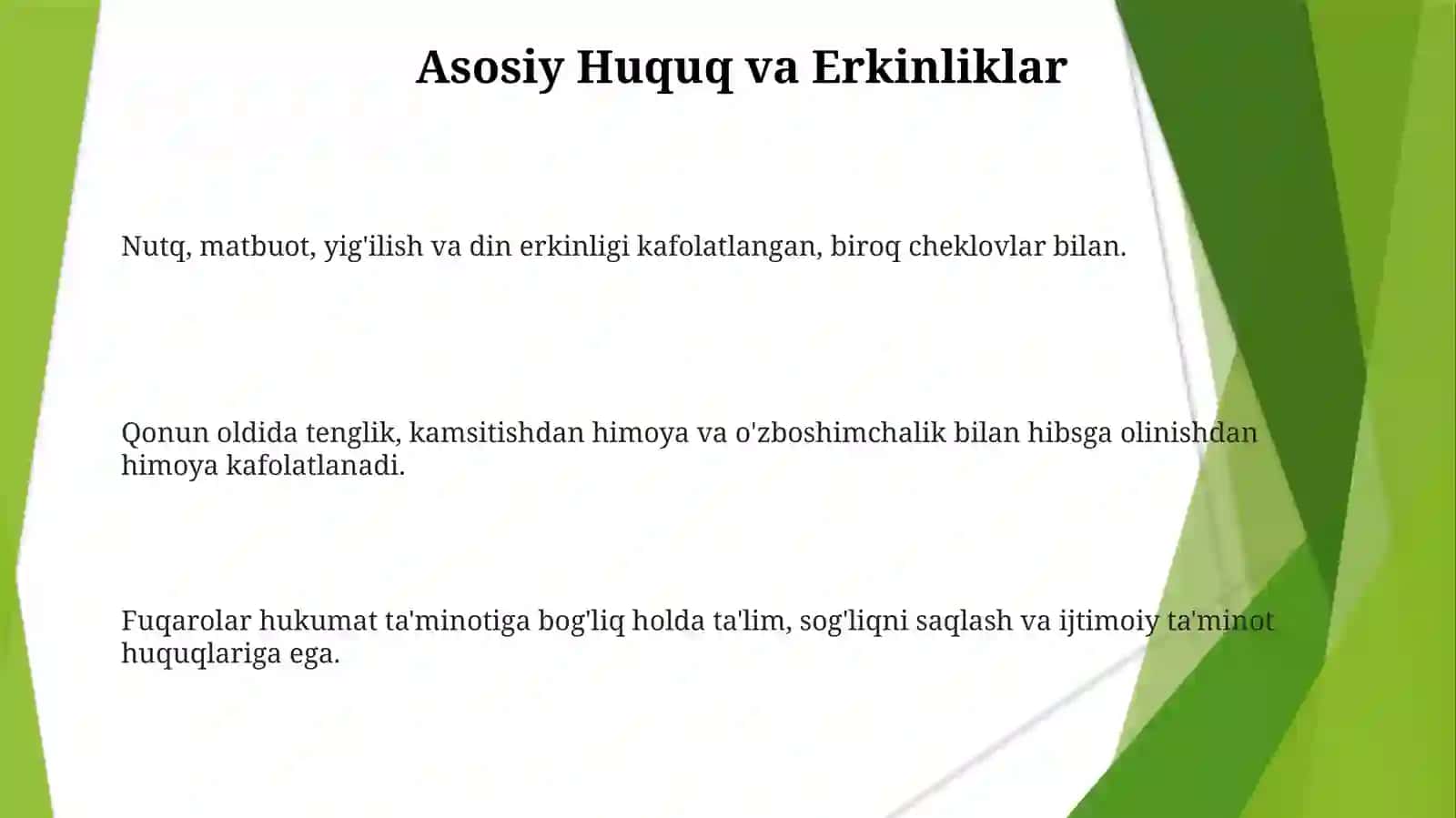 O'zbekiston Respublikasi Konstitutsiyasi 3