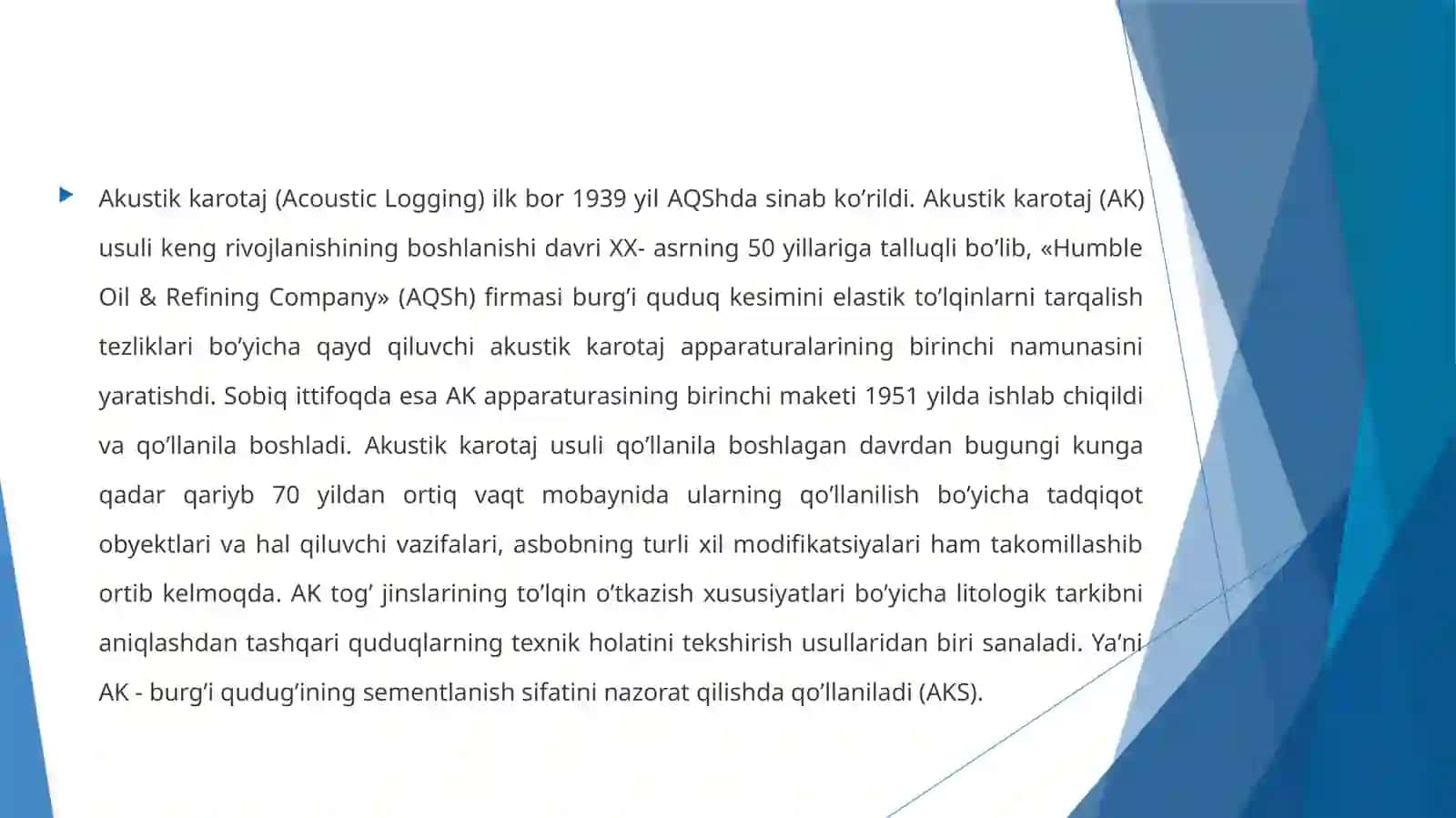 QUDUQLARDA GEOFIZIK TADQIQODLAR 3