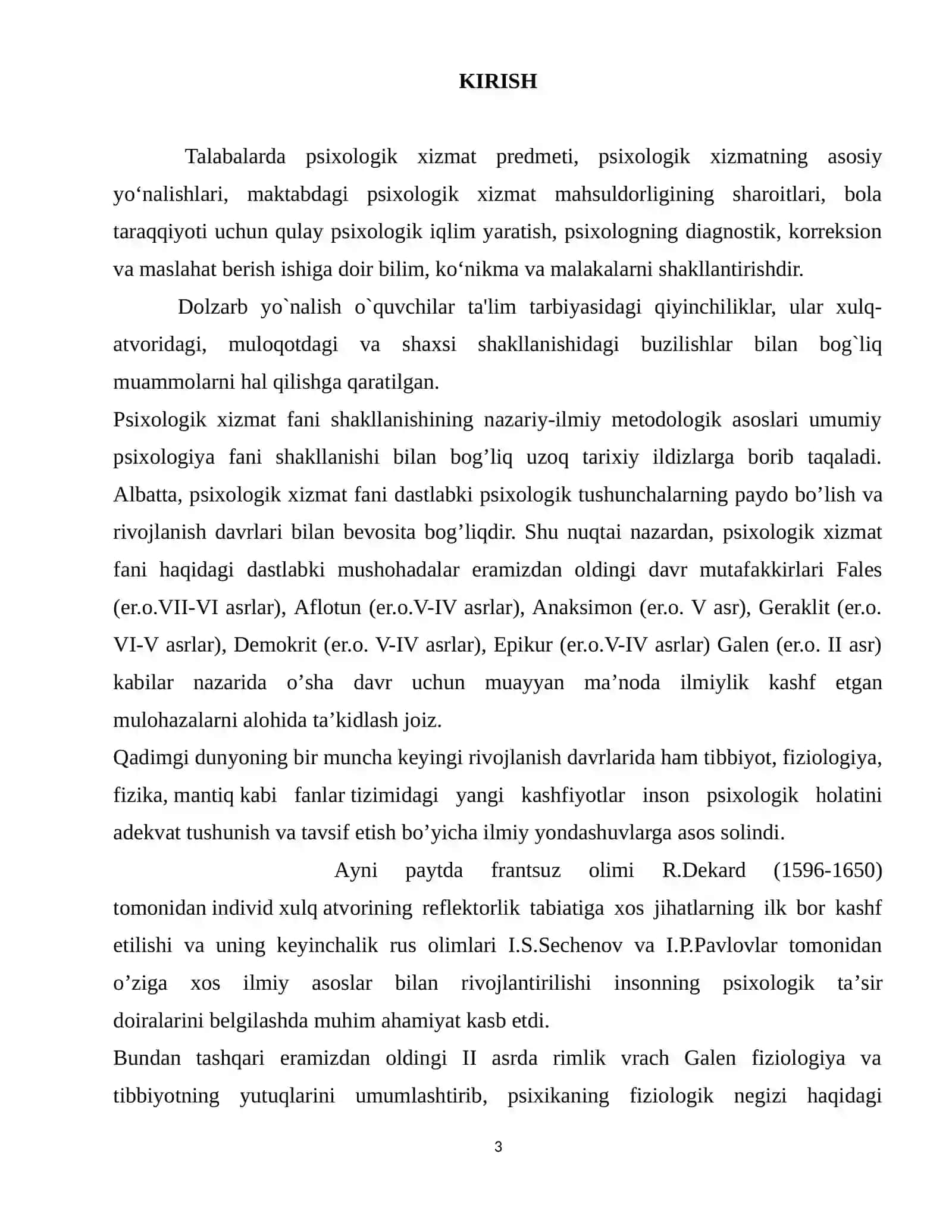 PSIXALOGIK XIZMAT FANI RIVOJLANISHINING ILMIY TARIXIY ASOSLARI 3