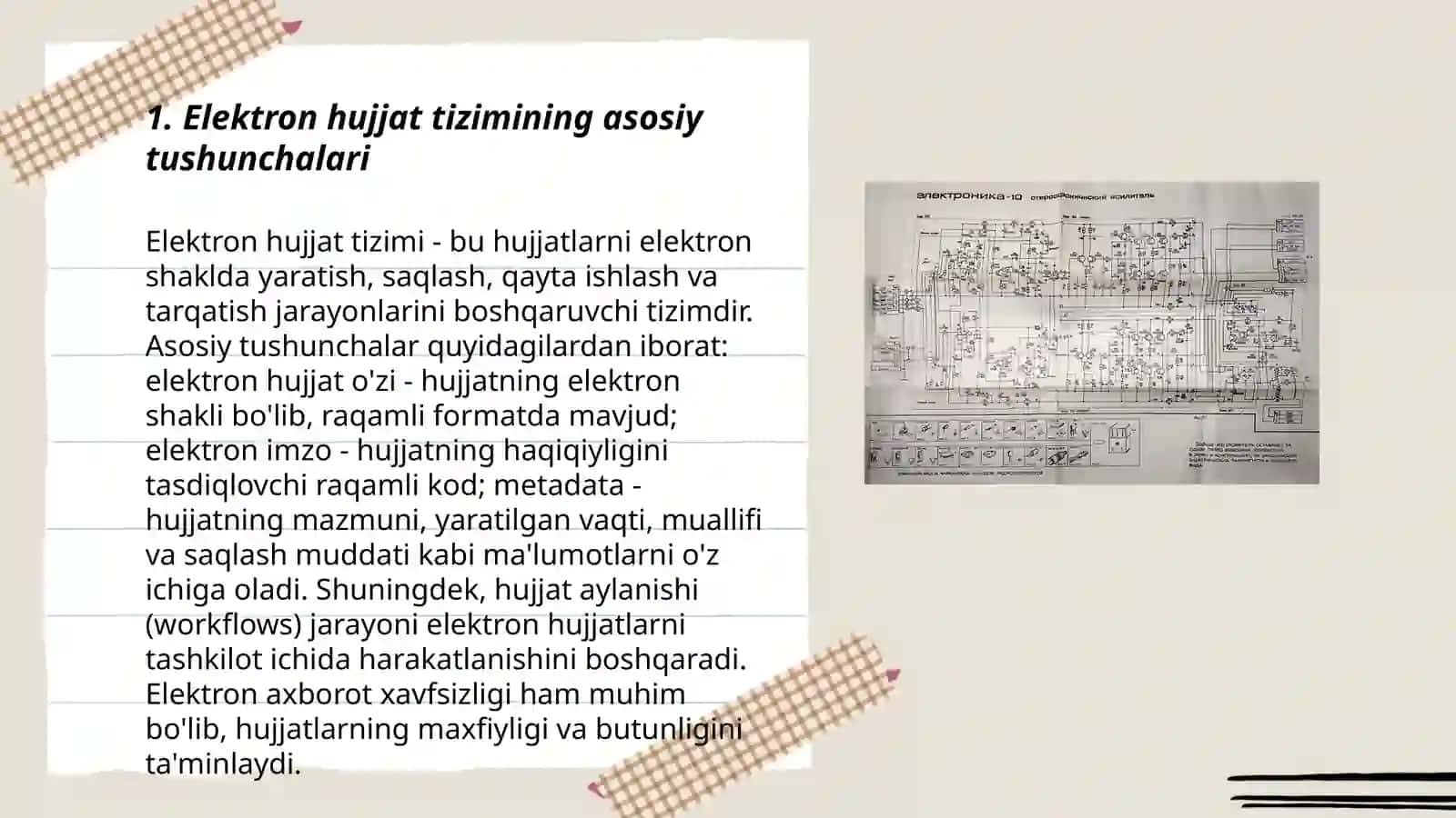 Elektron hujjat tizimi. Elektron hujjat tizimi imkoniyatlari 3