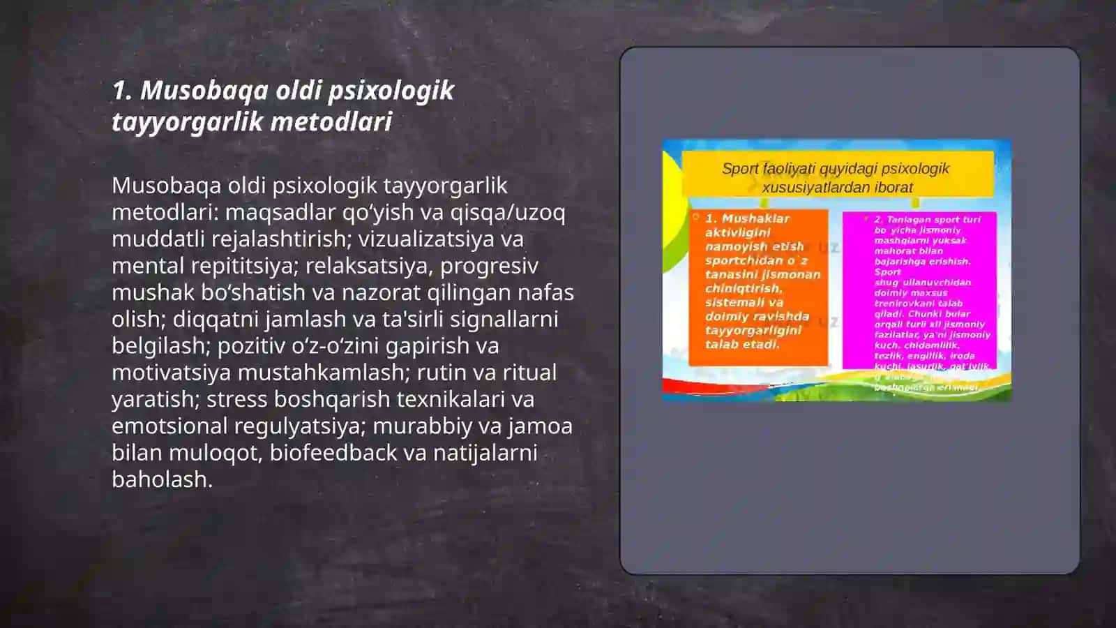 Sport musobaqasi psixologiyasi 3