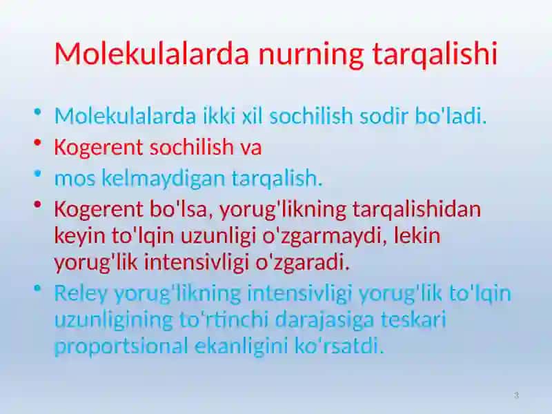 TARQALISH SPEKTRLARI 3
