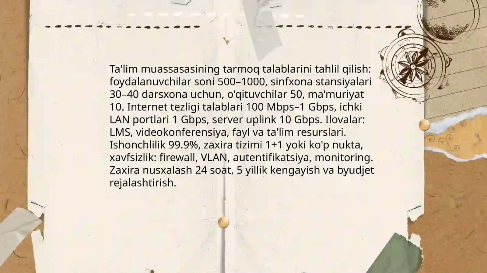 Maktab kompyuter tarmoqlarini loyihalash 3